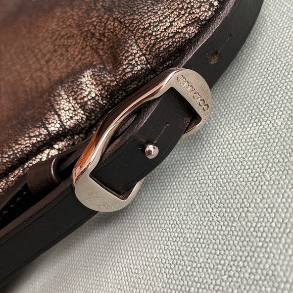 Authentic Jimmy Choo Blake Leather Shoulder Bag - Picture 7 of 16